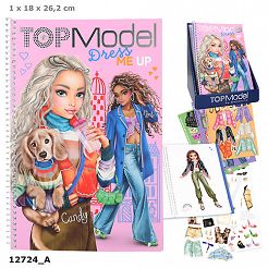 Zestaw Dress Me Up BIG Top Model Z Naklejkami 12724A