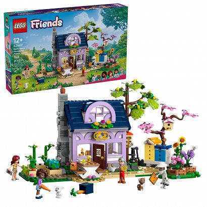 LEGO 42669 Friends - Dom pszczelarzy i kwiatowy ogród