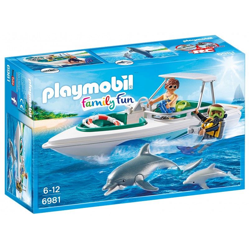 Playmobil Nurkowe z Motorówką 6981