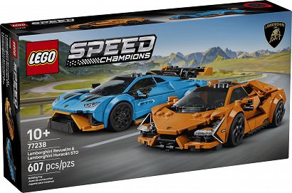 LEGO® 77238 Speed Champions - Lamborghini Revuelto i Huracán 