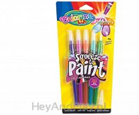 Farby w pędzelkach 5 kolorów COLORINO