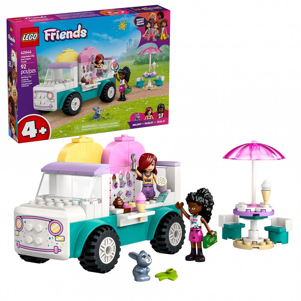 LEGO 42644 Friends - Furgonetka z lodami w mieście Heartlake