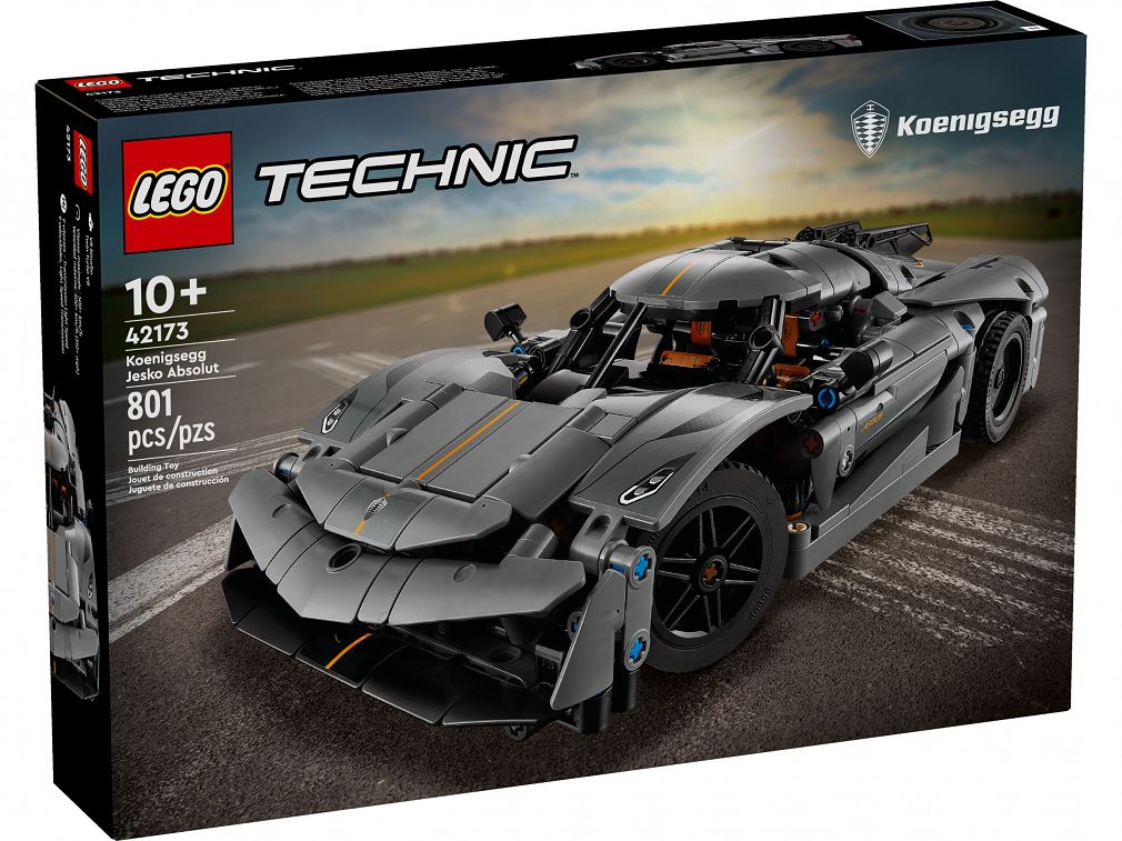 Lego Technic - Szary hipersamochód Koenigsegg Jesko Absolut 42173