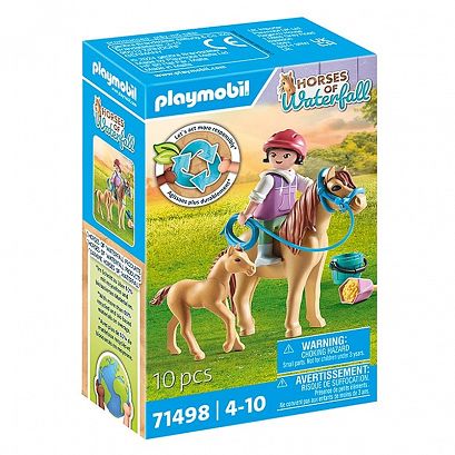 Playmobil Horse of Waterfall - Dziecko z kucykiem i źrebakiem 71498