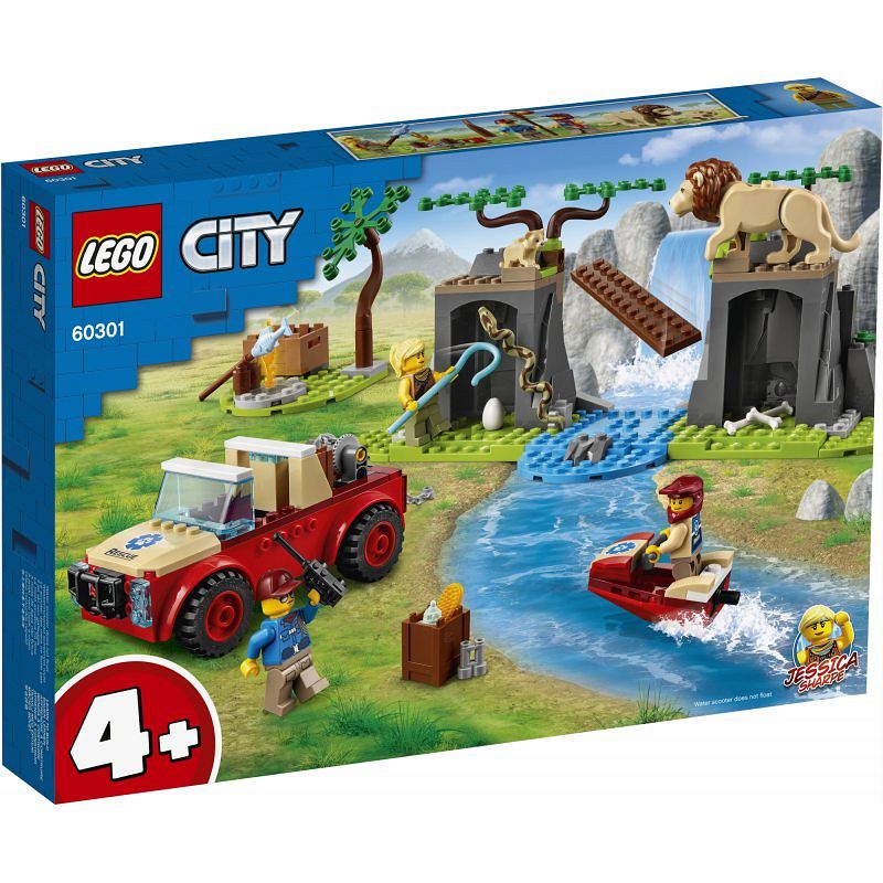 Lego City Terenówka Ratowników Dzikich Zwierząt 60301 