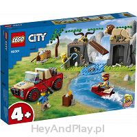 Lego City Terenówka Ratowników Dzikich Zwierząt 60301 