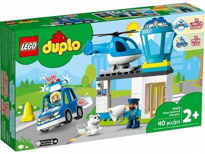 Lego Duplo - Posterunek Policji I Helikopter 10959