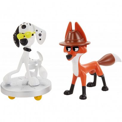 Mattel Disney 101 Dalmatyńczyków Figurki Dylan i Fergus Dzika Zabawa GBM41