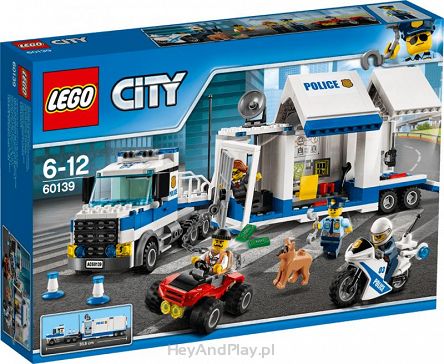 Lego City Mobilne centrum dowodzenia 60139