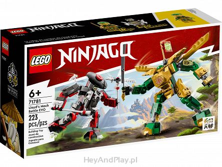 Lego Ninjago Starcie Lloyda Z Mechem EVO 71781