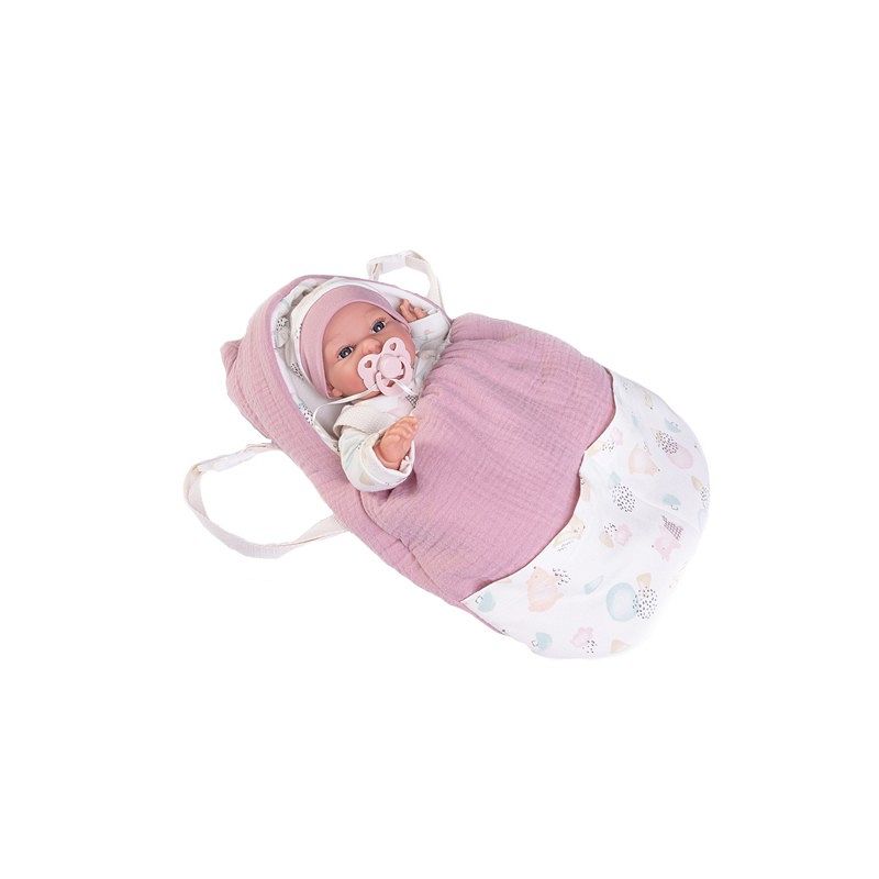 Lalka Toneta gaworząca w śpiworku Antonio Juan 70251