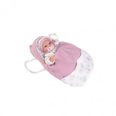 Lalka Toneta gaworząca w śpiworku Antonio Juan 70251