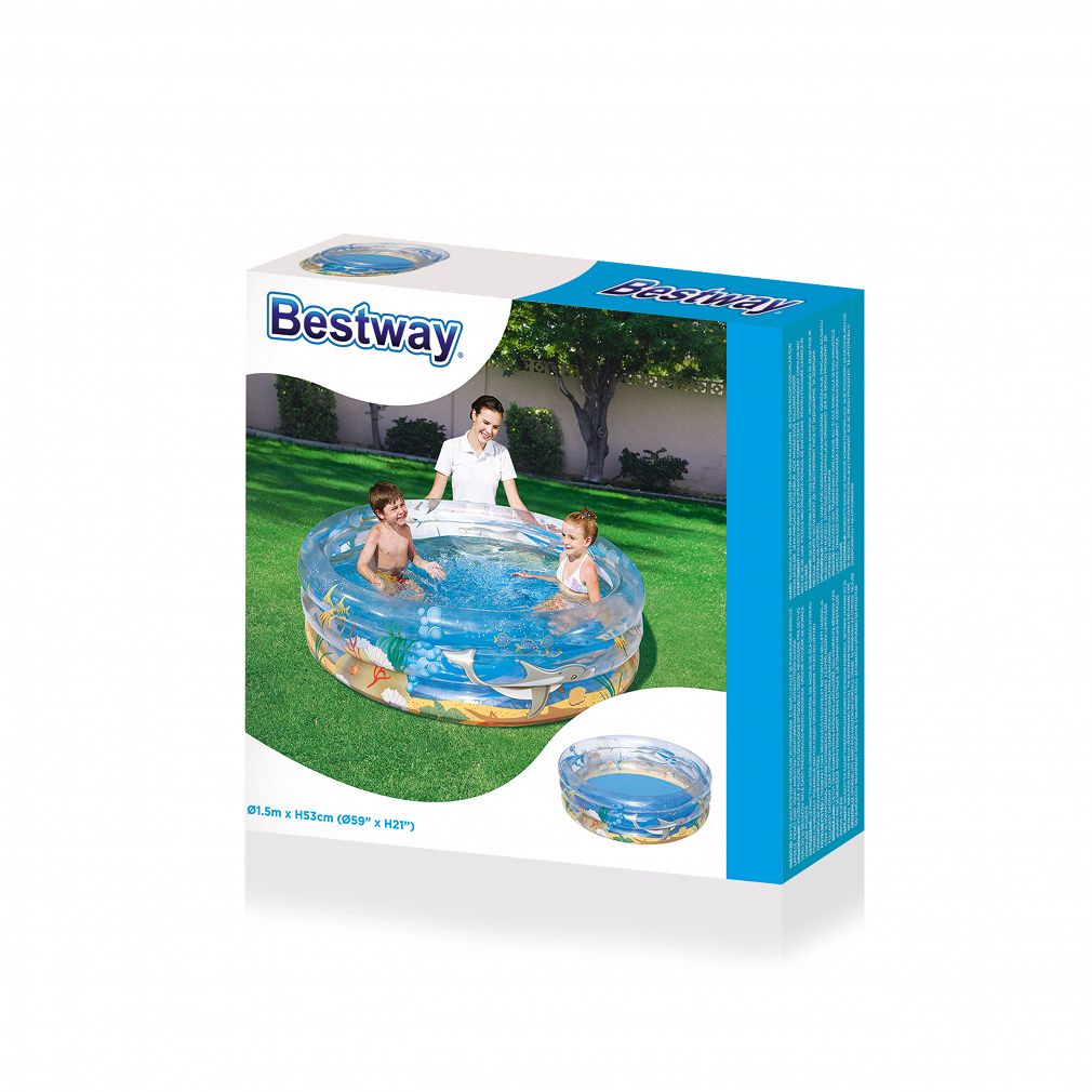 BESTWAY Basen ogrodowy dmuchany 150cm x 53cm