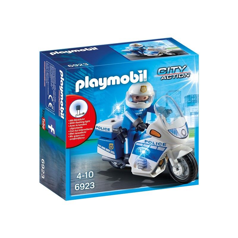 Playmobil Motor Policyjny ze Światłem LED 6923