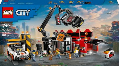 LEGO City 60472 Złomowisko z samochodami 