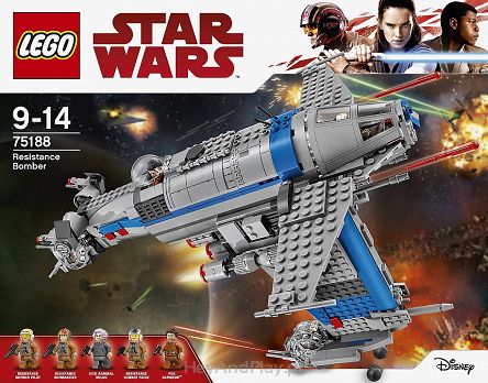 Lego Star Wars Bombowiec Ruchu Oporu 75188