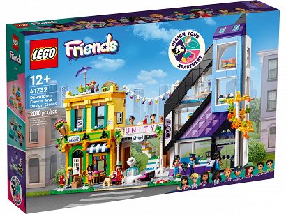 Lego Friends Sklep Wnętrzarski I Kwiaciarnia W Śródmieściu 41732