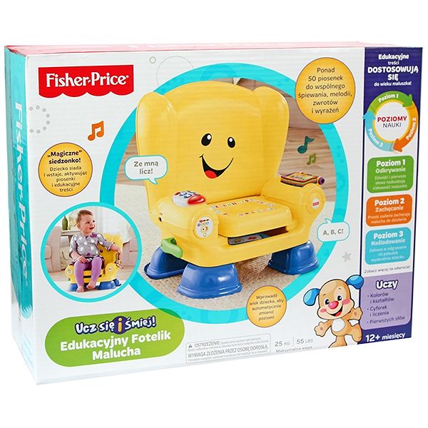 FISHER-PRICE Edukacyjny fotelik CDF63