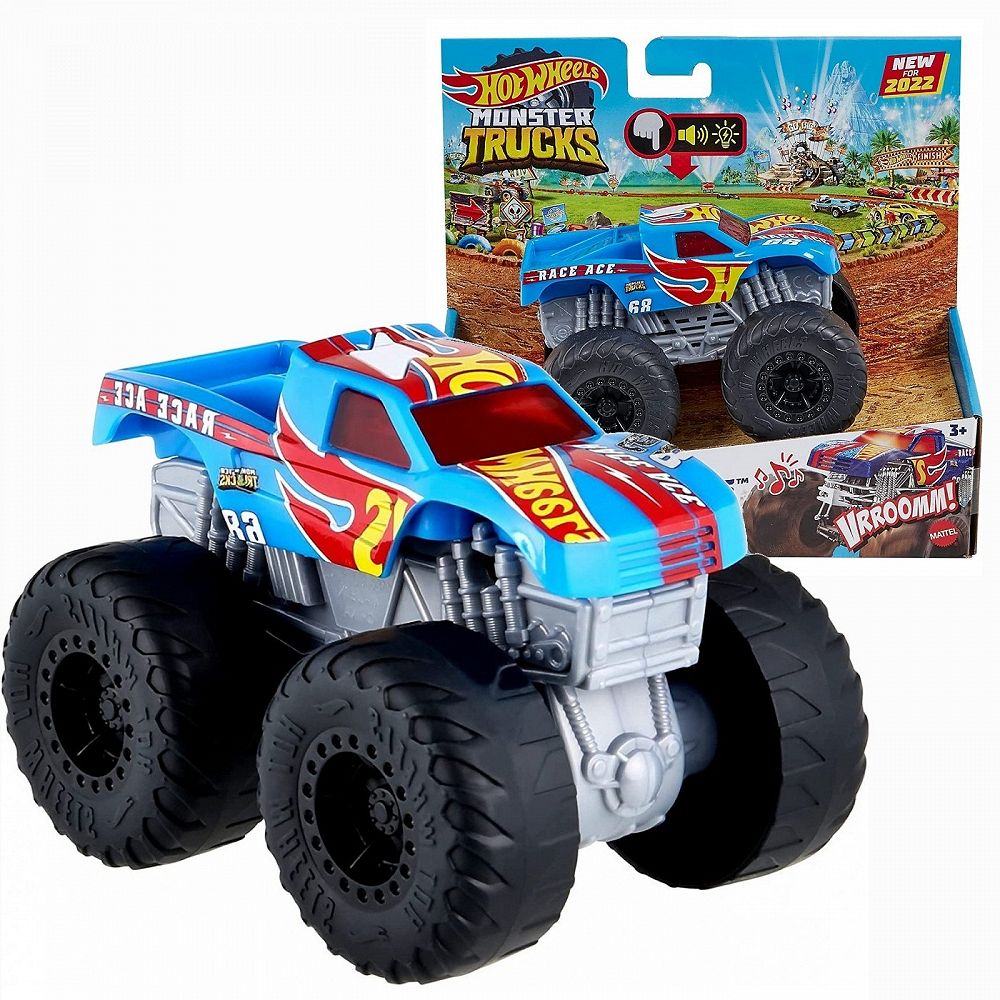 Hot Wheels Monster Trucks Race Ace Pojazd 1:43