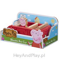 Peppa Pig - Drewniany Samochód Z Figurką