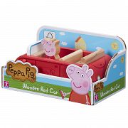 Peppa Pig - Drewniany Samochód Z Figurką