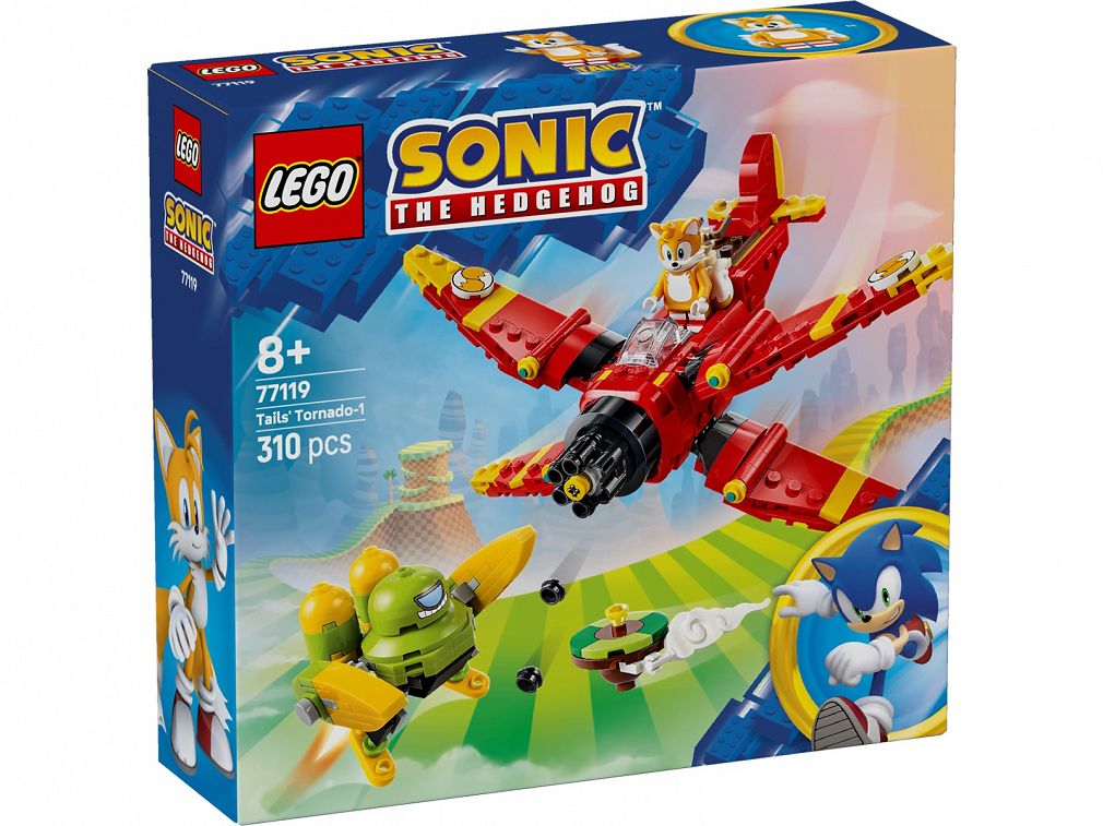 LEGO® 77119 Sonic the Hedgehog - Tails i Tornado-1