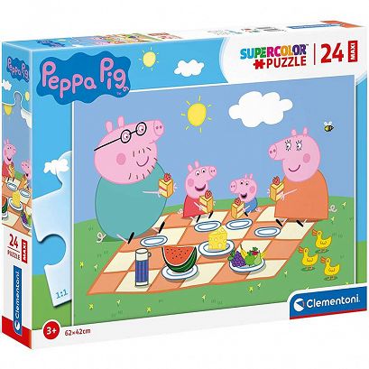 Clementoni Puzzle Maxi Świnka Peppa 24 el.