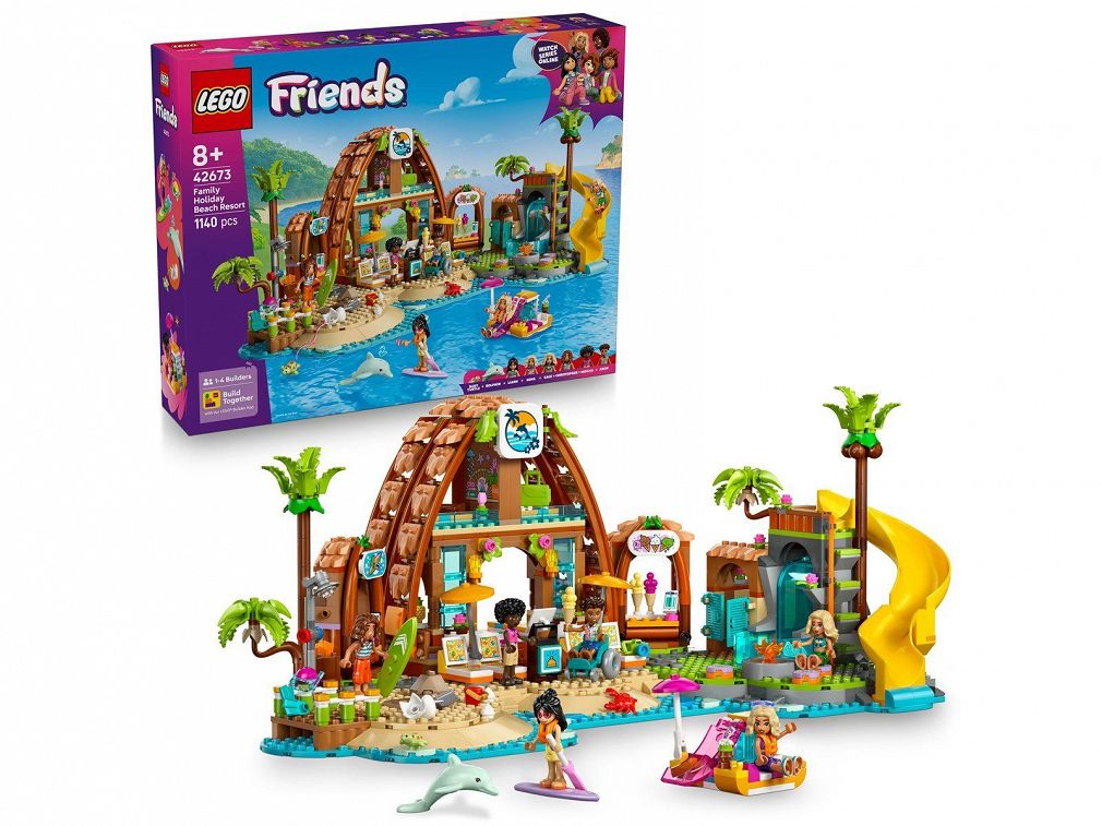 LEGO® 42673 Friends - Rodzinne wakacje na plaży