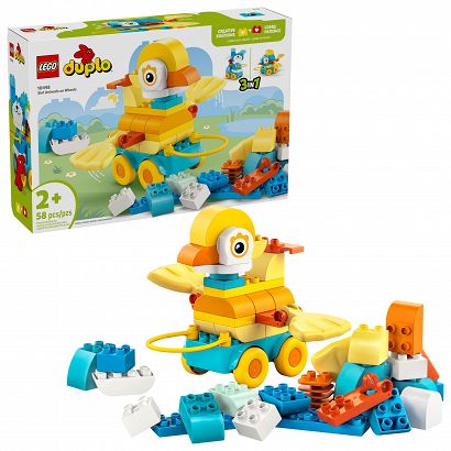 LEGO 10448 Duplo 3 w 1 Zwierzątka na kółkach