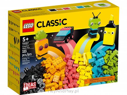 Lego Classic Kreatywna Zabawa Neonowymi Kolorami 11027