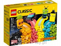 Lego Classic Kreatywna Zabawa Neonowymi Kolorami 11027
