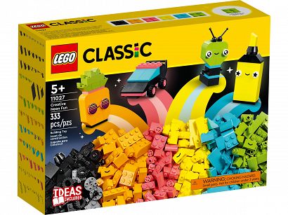 Lego Classic Kreatywna Zabawa Neonowymi Kolorami 11027