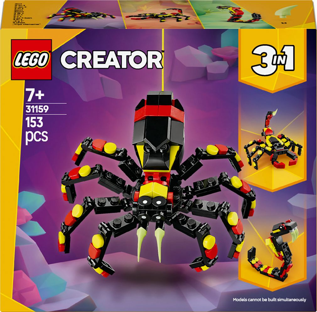 LEGO Creator Dzikie zwierzęta: niezwykły pająk 31159