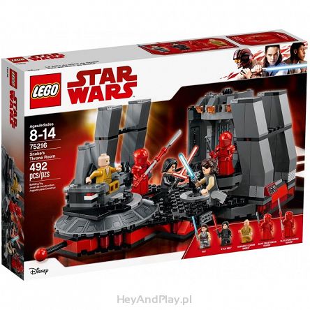 Lego Star Wars Sala Tronowa Snoke'a 75216