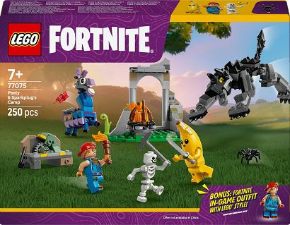 LEGO Fortnite Skórek i Iskra oraz obóz 77075