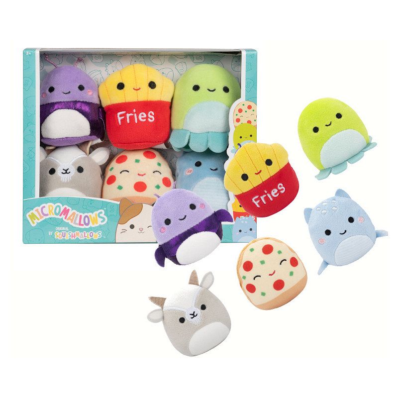 SQUISHMALLOWS MICROMALLOWS 6PACK MASKOTKI