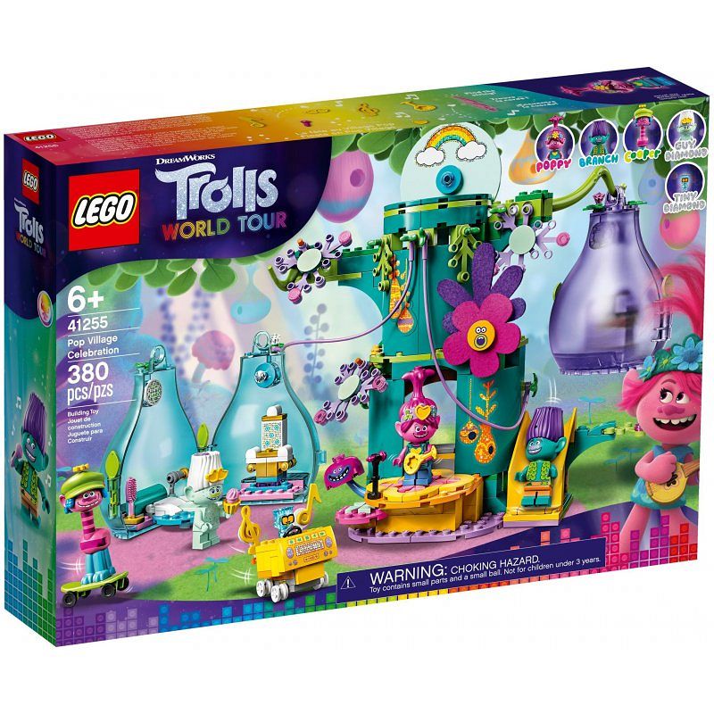 Lego Trolls World Tour Przyjęcie w Popowej Wiosce 41255