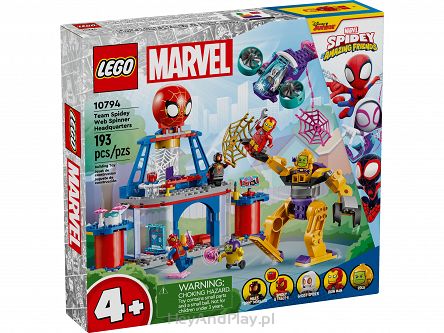 Lego Marvel Super Heroes - Siedziba główna Pajęczej Drużyny 10794