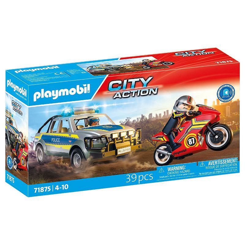 Playmobil - City Action Pościg policyjnym pick-upem 71875