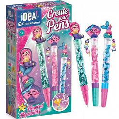 Clementoni Idea mini Studio tworzenia długopisów zestaw Magiczne Syreny 18159