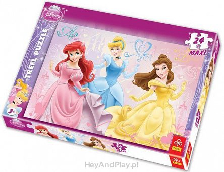 Trefl Puzzle Maxi 24 Radosne Księżniczki 