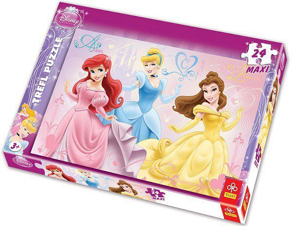 Trefl Puzzle Maxi 24 Radosne Księżniczki 