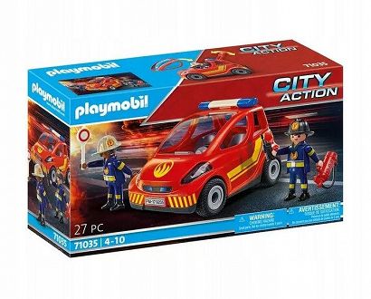 Playmobil - Mały samochód strażacki 71035