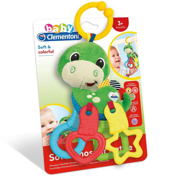 Clementoni Baby Miękki Dinozaur Zawieszka 17215
