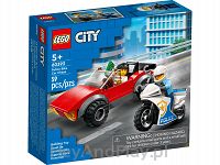 Lego City Motocykl Policyjny – Pościg Za Samochodem 60392