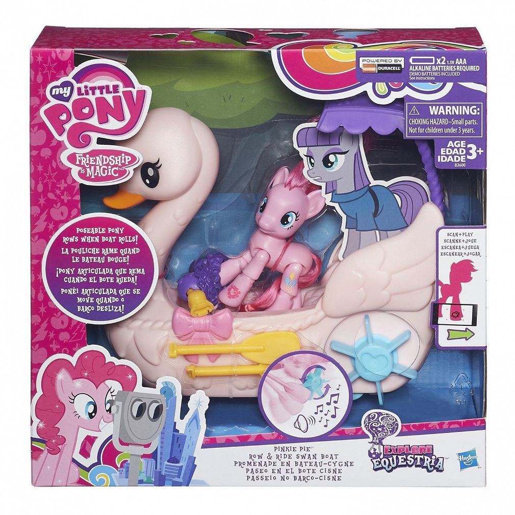 MY LITTLE PONY ŁABĘDZIA ŁÓDKA GRAJĄCA PINKIE