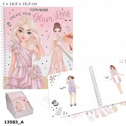 Zestaw Glam Look Top Model z naklejkami 13583A