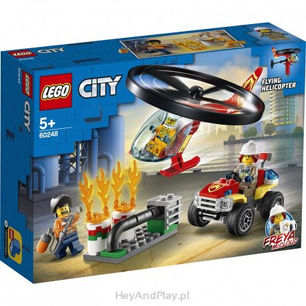 Lego City Helikopter Strażacki Leci na Ratunek 60248