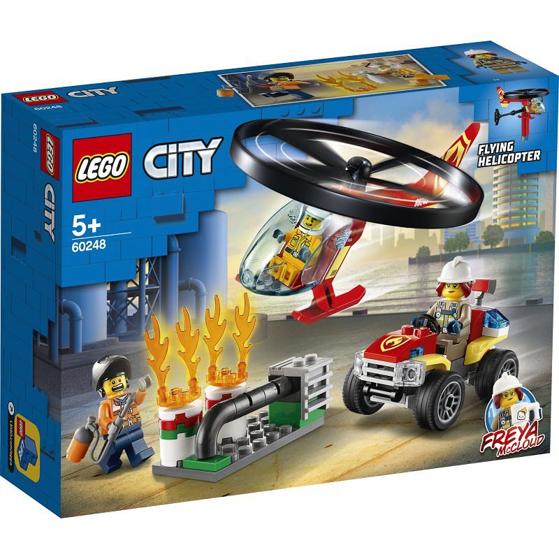 Lego City Helikopter Strażacki Leci na Ratunek 60248