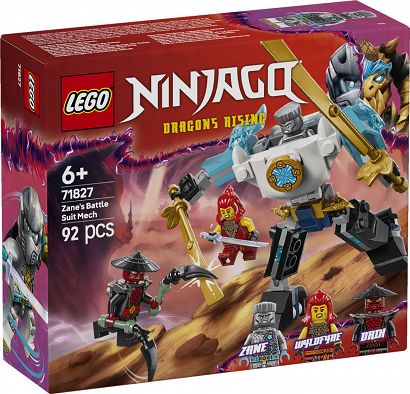 LEGO 71827 Ninjago - Mech w zbroi bojowej Zane’a